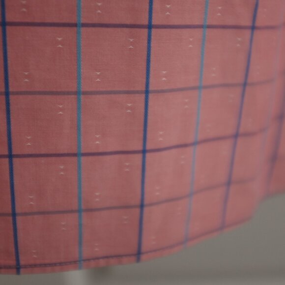 COPY - Au Noir salmon checks dress shirt size 6 or 2XL - Picture 6 of 11